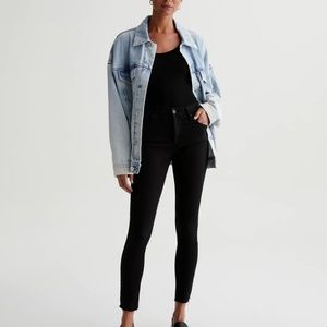 AG - The Farrah Skinny Ankle (Black)